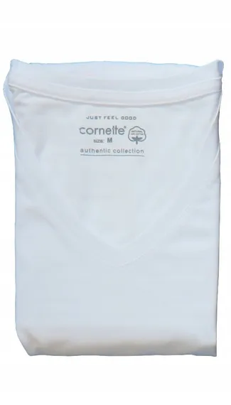 Футболка мужская с коротким рукавом Cornette Authentic 201 XL, белая
