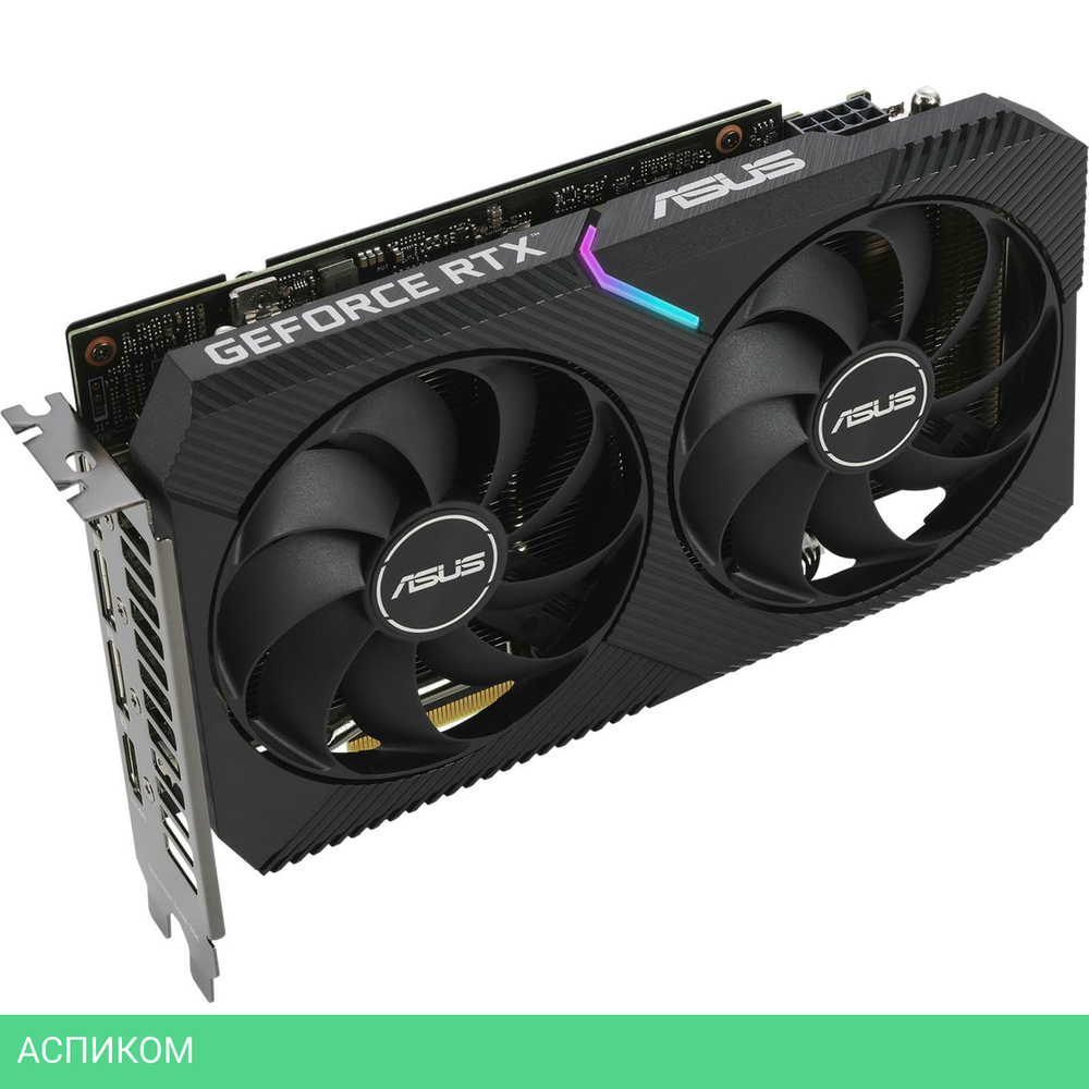 Видеокарта ASUS Dual GeForce RTX 3060 V2 12GB GDDR6 (DUAL-RTX3060-12G-V2)