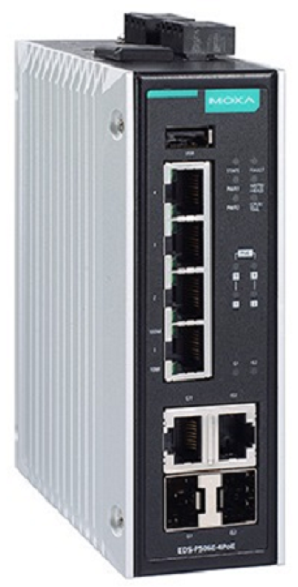 Коммутатор управляемый MOXA EDS-P506E-4POE-2GTXSFP