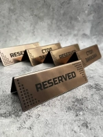 Табличка стол заказан настольная