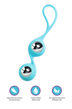 Голубые вагинальные шарики Futa (Цвет: голубой)