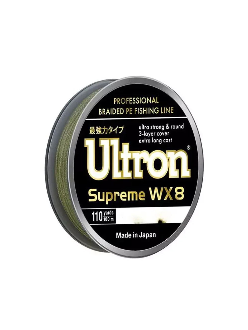 Плетеный шнур для рыбалки WX 8 Supreme 0,30мм, 30,0кг, 100м