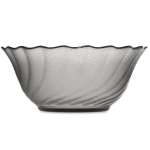 Салатник стеклянный 12,5см «Океан» графит A0007