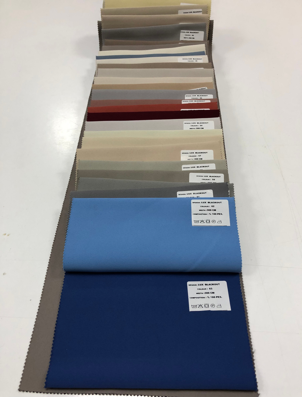 Портьерная ткань blackout двусторонний Aisa арт. Lux blackout (высота 300 см, Турция)