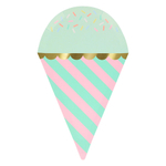 Тарелки "Мороженое" 8 шт. (26 х 16 см)