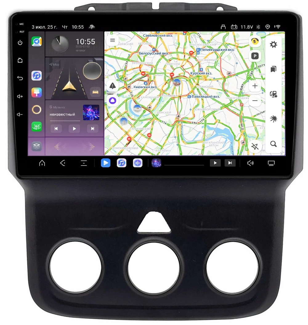 Магнитола для Dodge Ram 1500 2013-2018 - Carmedia SF-9159 QLed, Android 13, TS20, CarPlay, SIM-слот