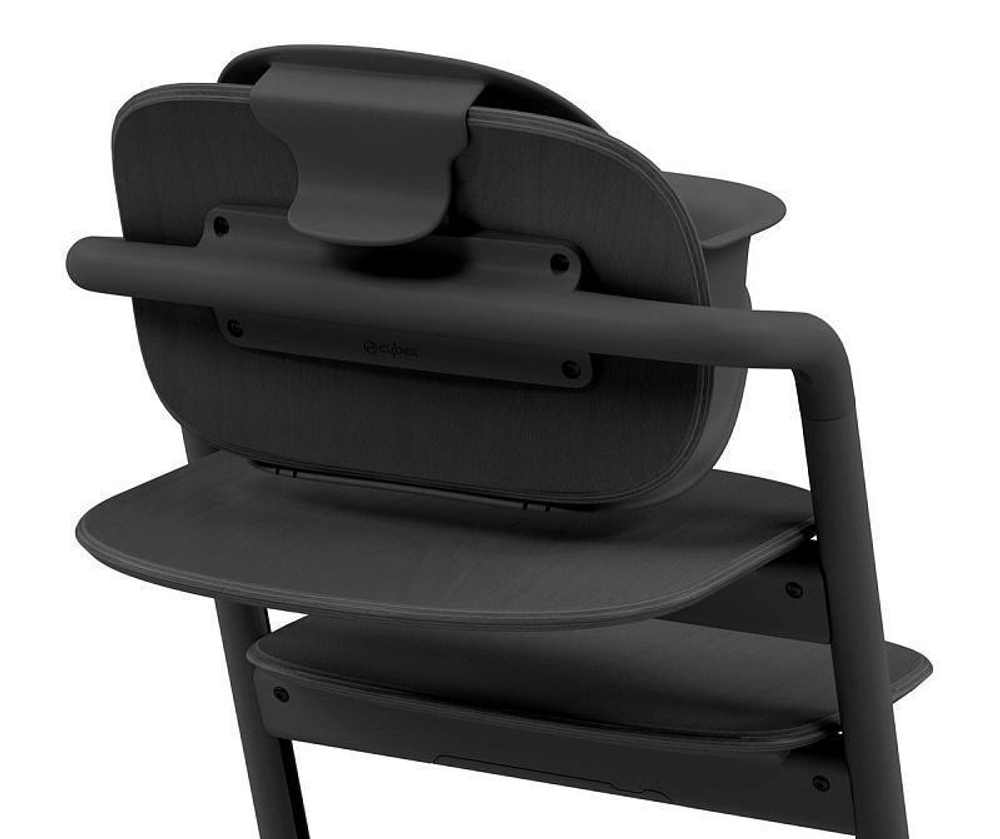 Стульчик для кормления Cybex Lemo 4 в 1 с мягкими чехлами Comfort Inlay Stunning Black/Stunning Black