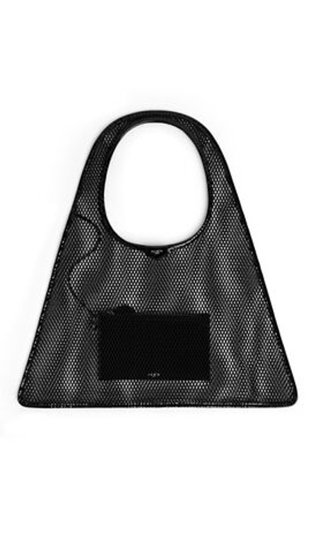 ALAÏA СУМКА-ХОБО ONE PIECE В СЕТКУ, ЧЕРНЫЙ