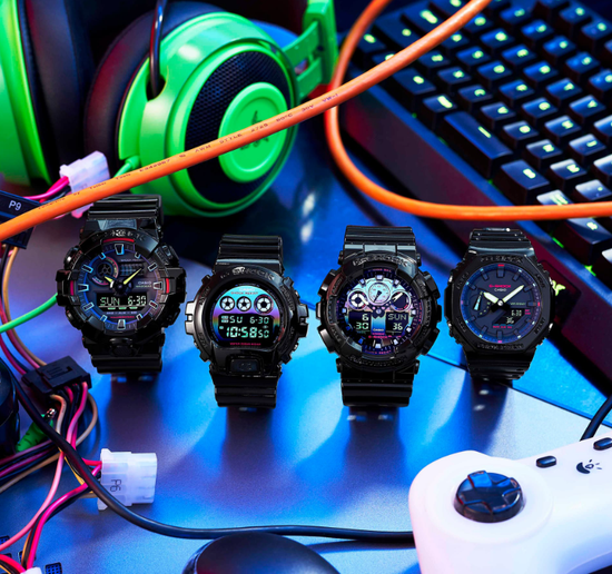 Casio G-CLASSIC модель GA-2100RGB-1A