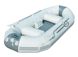 Гребная лодка ПВХ MAGNUM PRO 300 (Зеленая) гребная, с возможностью установки транца (2024)