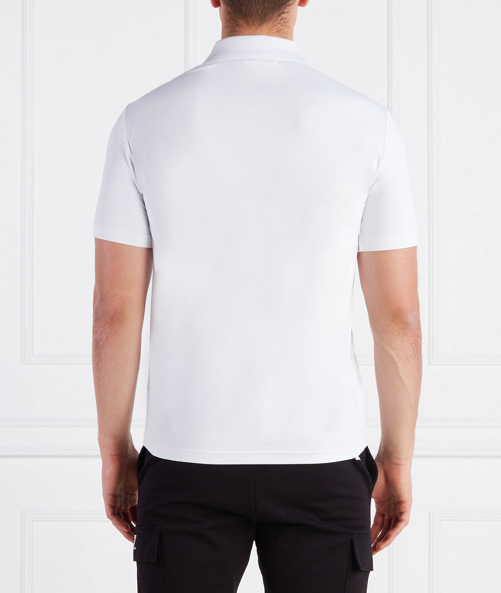 Поло EA7 - белый(8NPF23 PJEMZ)