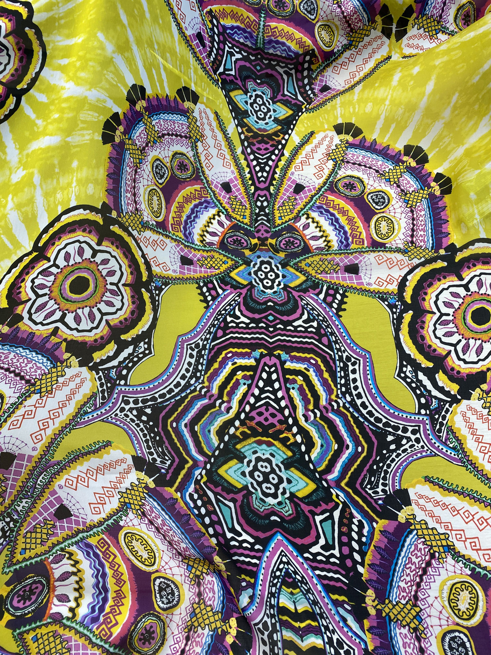 Ткань натуральный шелк 100% (Италия) ш-135см цена за 1 купон (1,3м)