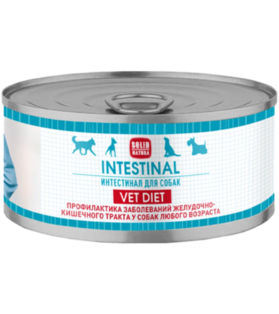 Solid Natura Vet Diet Intestinal (консерв.) для собак, профилактика заболеваний ЖКТ 100гр.