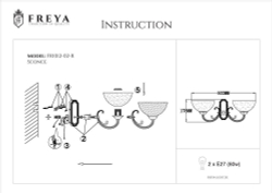 Бра Freya FR2012-WL-02-BZ