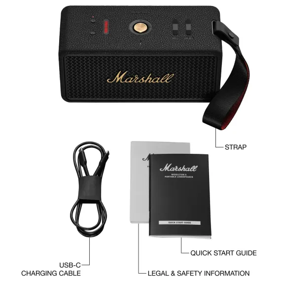 Marshall Middleton II Black & Brass
