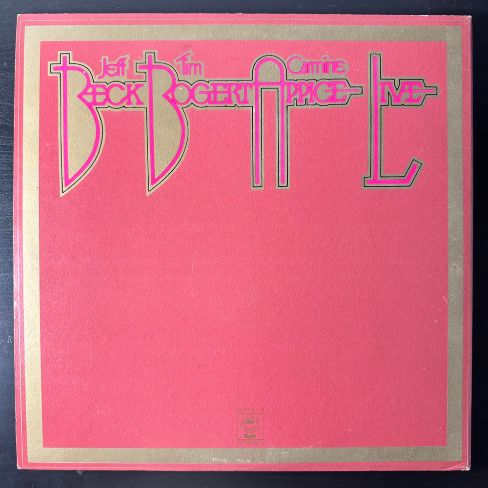 Beck, Bogert & Appice - Beck, Bogert & Appice Live 2LP (Япония 1973г.)