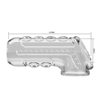 Прозрачная насадка на пенис Farrel Pretty Love с отверстием для мошонки