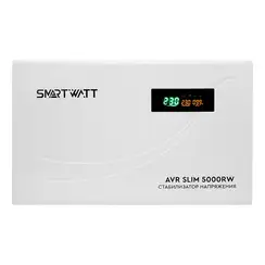 Настенный стабилизатор напряжения 5000 Вт SMARTWATT AVR SLIM 5000RW