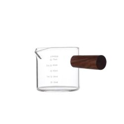 Мерный шот для кофе 15/30/45/60/75 мл 5,8*7,5 см h5,4 см стекло с ручкой P.L.- Barbossa