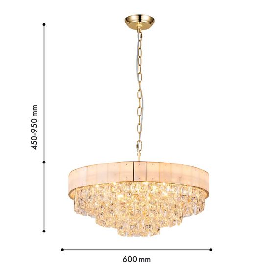 Подвесная люстра Favourite Raffinato 4783-12P