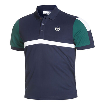 Мужское теннисное поло Sergio Tacchini Ginnico Polo Men - Blue, Green