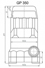 Насос фекальный Pumpman GP400N