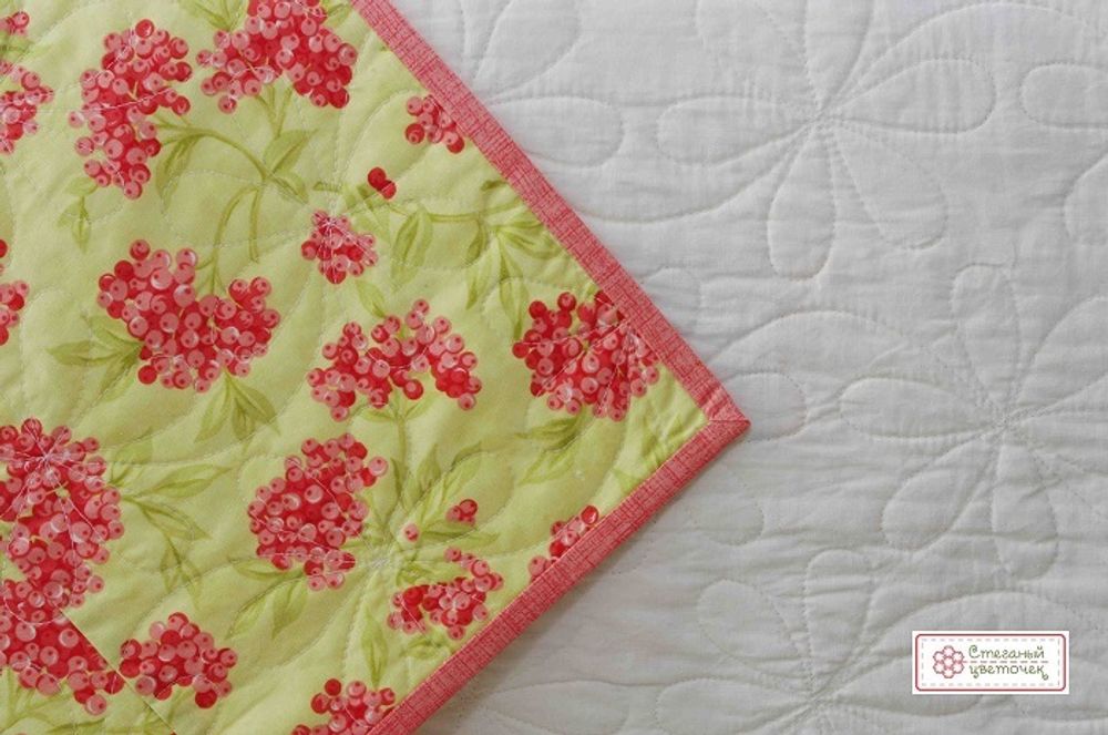 Шаблон для стежки "Цветочки" большой (арт. T02)