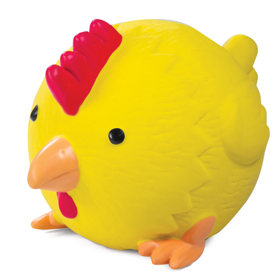 Игрушка для собак из латекса "цыпленок-мяч", 100мм, triol