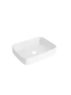 Раковина накладная прямоугольная белая JET