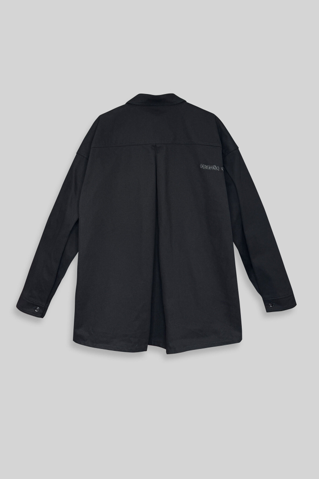 Рубашка унисекс джинсовая черная
