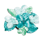 Брошь Shadore Фиалки XZ1498.20 G/S