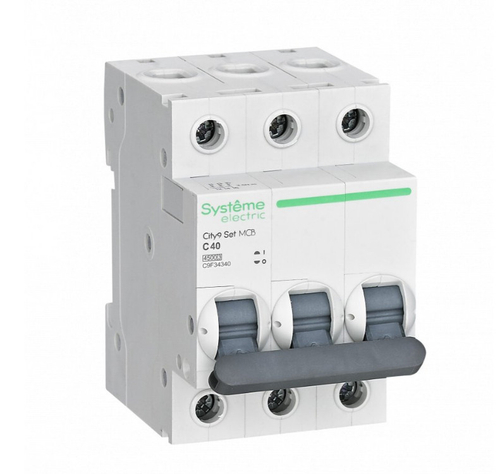 Автоматический выключатель Schneider Electric City9 Set 3P AB 40А С 4,5кА 400В