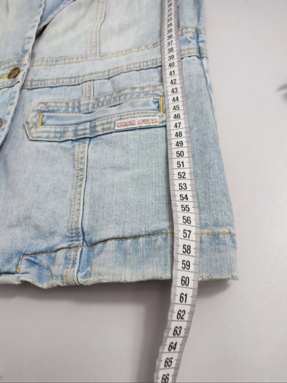 Пиджак джинсовый голубой 40 размер