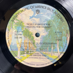 Винтажная виниловая пластинка LP The Grateful Dead, The Best Of The Grateful Dead: Skeletons From The Closet (Англия 1974)