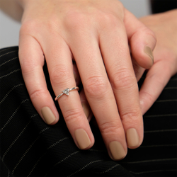 "Эфи" кольцо в серебряном покрытии из коллекции "Э" от Jenavi