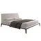 Кровать Angel Cerda 7155 из серой ткани