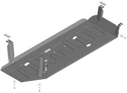 Защита стальная 2 мм бака для Foton Tunland G7 Motodor.77502