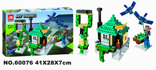 Конструктор Майнкрафт "Небесная башня" 571 дет.