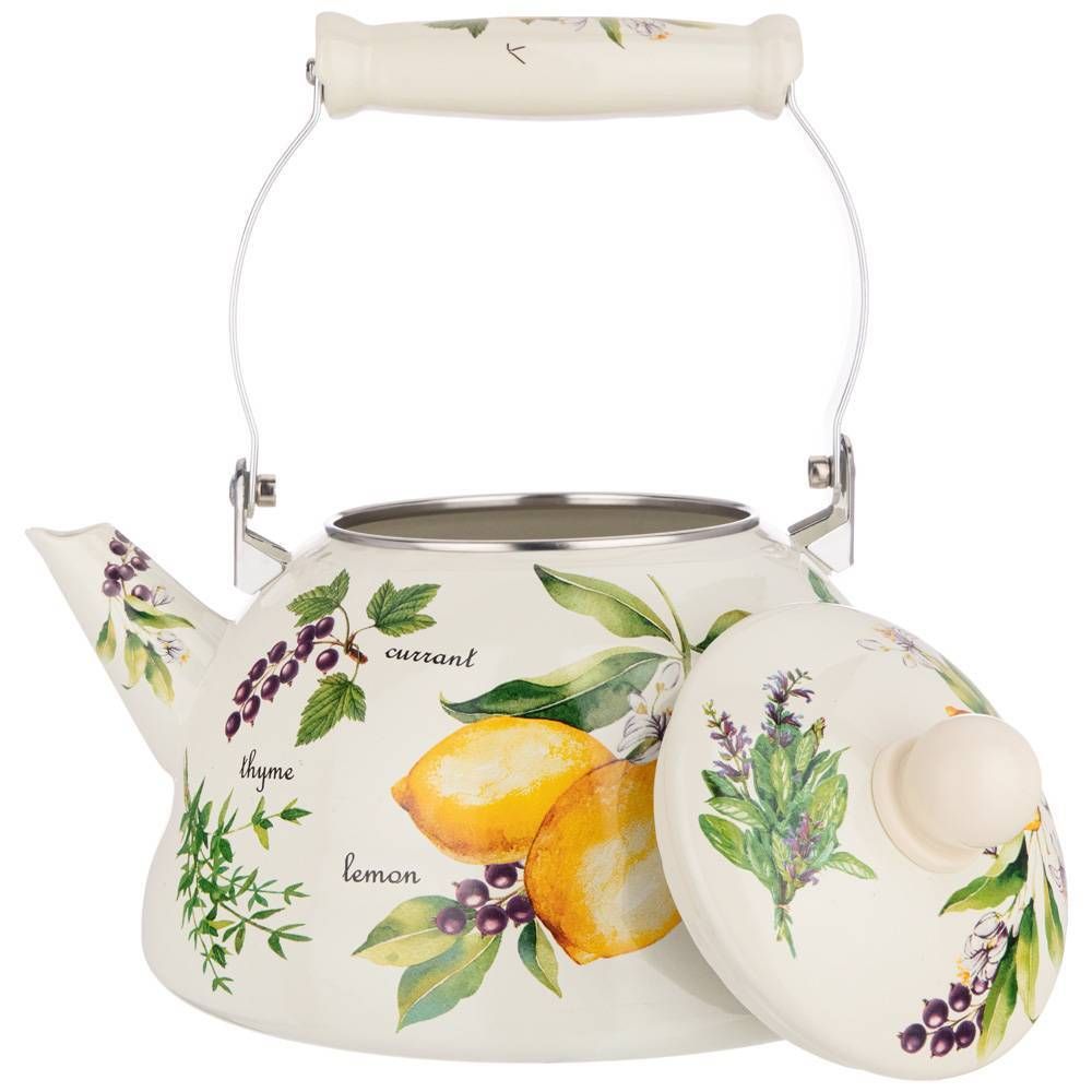 ЧАЙНИК AGNESS ЭМАЛИРОВАННЫЙ , СЕРИЯ "СЕКРЕТНЫЕ ИНГРЕДИЕНТЫ" 3 Л