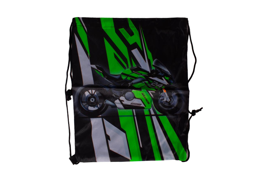 Мешок для обуви 33*40 см, для мальчиков "Speed racing", 4 вида микс