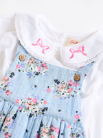 Боди с длинным рукавом и комбинезон в комлекте для малышей Next B59-145, Белый, Голубой