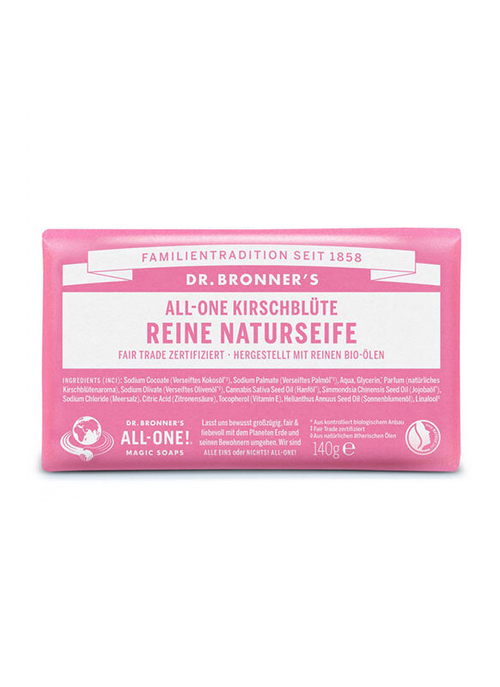 Натуральное мыло Dr. Bronner's с ароматом вишневого цвета, 140 гр