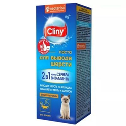 Cliny Паста для вывода шерсти Курица, 30мл