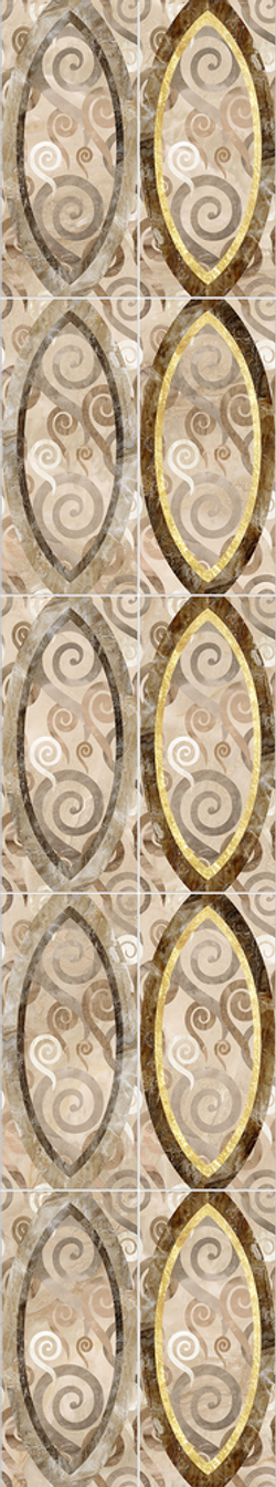 Панель ПВХ фотопечать Лигурия вставка 2700х250мм