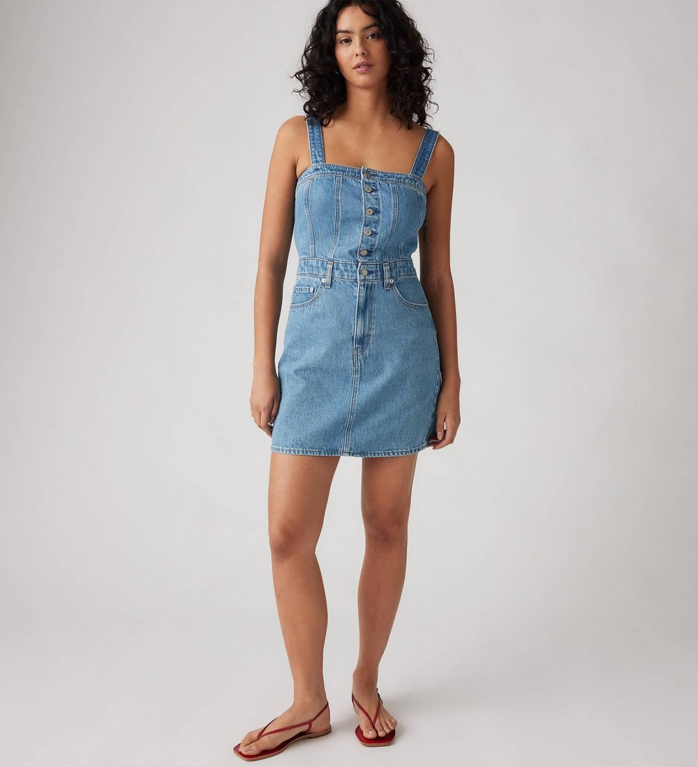 Платье джинсовое женское LEVI'S ICONIC BUTTON THRU DRESS