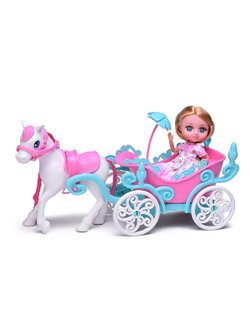 Кукла Путешествие в карете с аксессуарами (RR015)