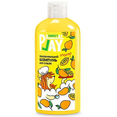 Animal play sweet увлажняющий 300 мл шампунь для собак и кошек спелый манго