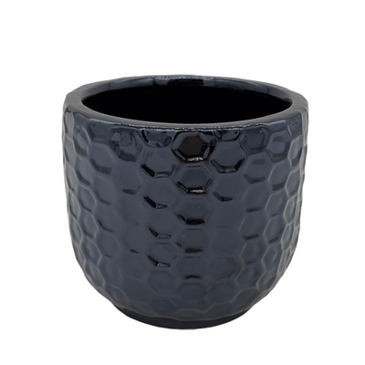 Кашпо чёрное