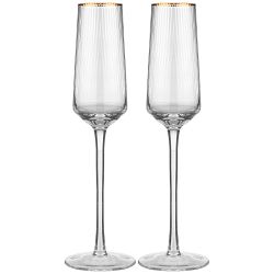 НАБОР БОКАЛОВ ДЛЯ ШАМПАНСКОГО ИЗ 2-Х ШТУК "PERFO" 180МЛ