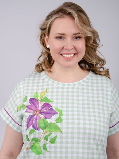 Ночная сорочка Фиалка Ивановский трикотаж